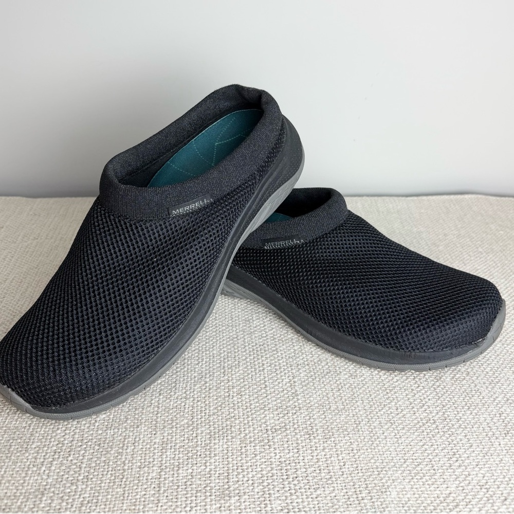 Women's Encore Breeze 5 Black slip-on woman’s shoes #J005500 w/ high arch insert - Picture 6 of 13